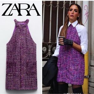 Zara Vibrant Purple Mini Dress